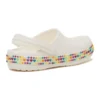 Sabots Crocband Gem Band « White Multi »