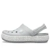 Sabots Crocband Logo Mania « Gris Argent »