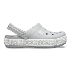 Sabots Crocband Logo Mania « Gris Argent »