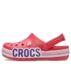 Sabots Crocband Logo Stripe « Rouge Blanc »