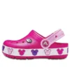 Sabots Crocband Mickey Fun Lab Lights « Rose Blanc »
