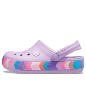 Sabots Crocband à perles en chevrons « Lilac Multi »