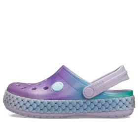 Sabots Crocband Rainbow Glitter Band « Purple Blue »