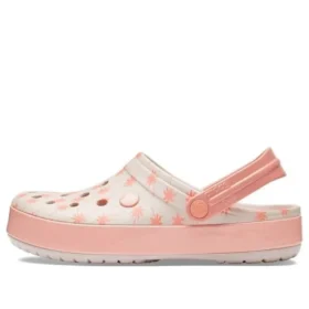 Sabots Crocband Seasonal Graphic « Rose Blanc »