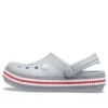 Sabots Crocband Varsity « Gris Rouge »