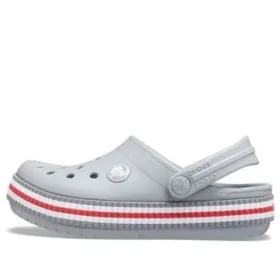 Sabots Crocband Varsity « Gris Rouge »
