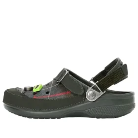 Sabots Crocs x Barbour « Olive Plaid »