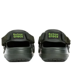 Sabots Crocs x Barbour « Olive Plaid »