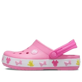 Sabots Crocs x Disney Mickey et Minnie Mouse « Rose Blanc »