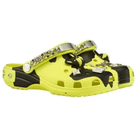 Sabots Crocs x MCM à imprimé camouflage « Jaune néon »