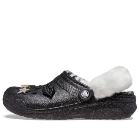 Sabots Disco Classic doublés de Glitter « Noir Blanc »
