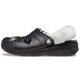 Sabots Disco Classic doublés de Glitter « Noir Blanc »