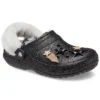 Sabots Disco Classic doublés de Glitter « Noir Blanc »