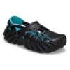 Sabots Echo à lacets réfléchissants « Black Teal »