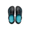 Sabots Echo à lacets réfléchissants « Black Teal »