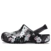 Sabots imprimés Baya « Tropical Floral Black »