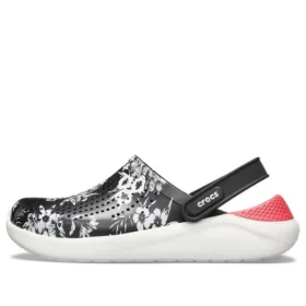 Sabots Lite Ride Hyper Floral « Noir Blanc Rouge »