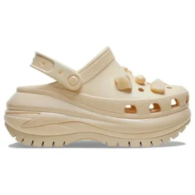 Sabots Mega Crush Shell and Pearls « Beige »