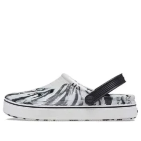 Sabots Off Court « Marble White Black »