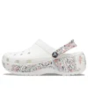Sabots à plateforme classiques Americana Paisley « Blanc »