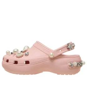 Sabots Platform Clog Crocs x Simone Rocha « Pink Rose »