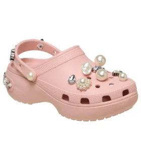 Sabots Platform Clog Crocs x Simone Rocha « Pink Rose »