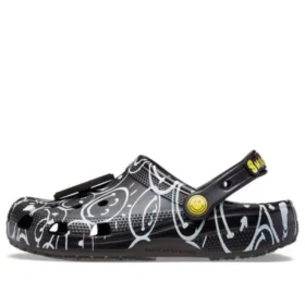 Sabots Smiley World classiques « Black White »