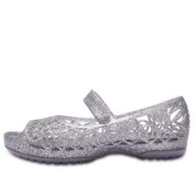 Sandales à bout ouvert Glitter Isabella « Silver »