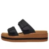 Sandales Brooklyn à boucles tressées « Noir-marron »