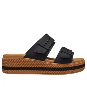 Sandales Brooklyn à boucles tressées « Noir-marron »