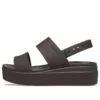 Sandales Brooklyn Croco Low Espresso « Brown »