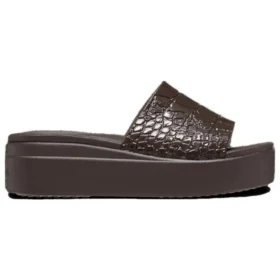 Sandales Brooklyn Croco Shine « Espresso »
