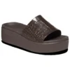 Sandales Brooklyn Croco Shine « Espresso »