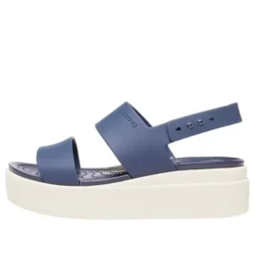 Sandales Brooklyn à semelle épaisse bleu-gris « Blue Grey »