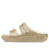 Sandales Classic Cozzzy Glitter « Multi Gold »