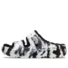 Sandales Classic Cozzzy marbrées « Black White »