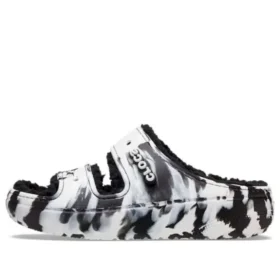 Sandales Classic Cozzzy marbrées « Black White »