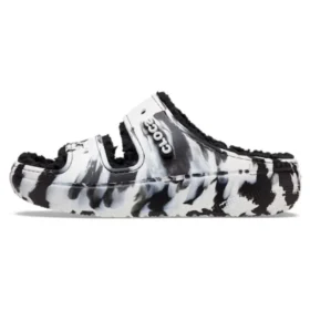 Sandales Classic Cozzzy marbrées « Black White »