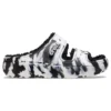 Sandales Classic Cozzzy marbrées « Black White »