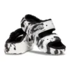 Sandales Classic Cozzzy marbrées « Black White »
