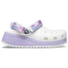 Sandales classiques unisexes « White Purple »