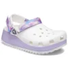 Sandales classiques unisexes « White Purple »