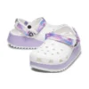 Sandales classiques unisexes « White Purple »