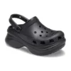 Sandales Crocs rétro « Small Whale » à semelle épaisse, noires
