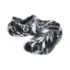 Sandales d&rsquo;extérieur Classic Lined Clog « Marbled White Black »