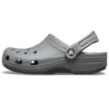 Sandales de plage Classic Clog de type sabots, grises