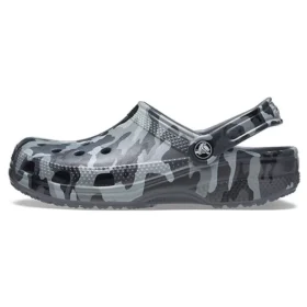 Sandales de plage gris camouflage unisexe