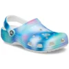 Sandales de plage unisexes Crocs multicolores, blanc