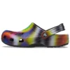 Sandales de plage unisexes Crocs multicolores, noir