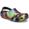 Sandales de plage unisexes Crocs multicolores, noir
